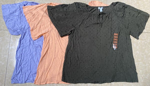 SS Woven Top $5.50/pc Price Per 12pc Pack