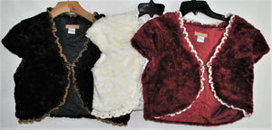 Faux Fur Vest $1.50/pc  Price per 12pc pack