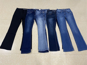 Wide Leg Denim Pants $9.90/pc Price per 12pc pack
